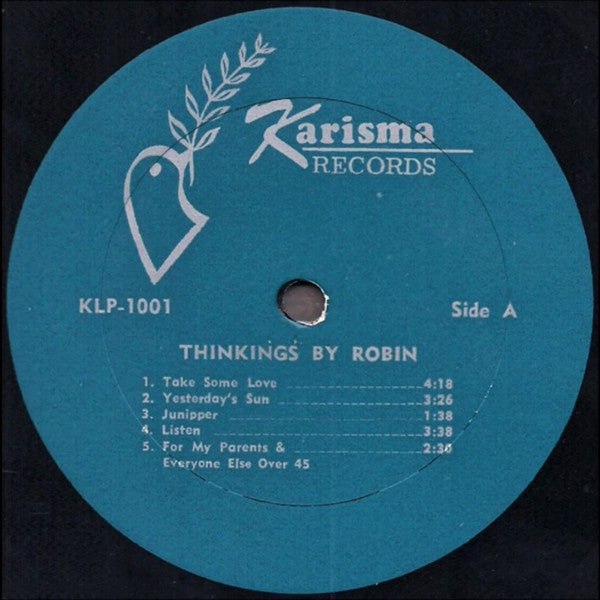 "Thinkings" Original Vintage Vinyl LP (1969 Private Press)