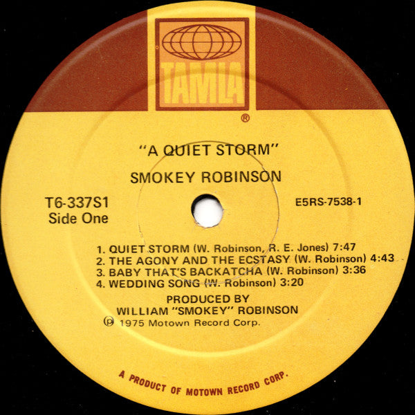 A Quiet Storm (1975 US Press)