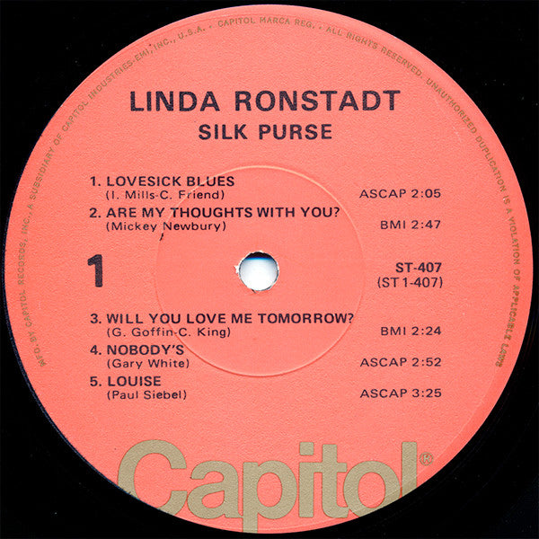 Linda Ronstadt (1970s US Press)