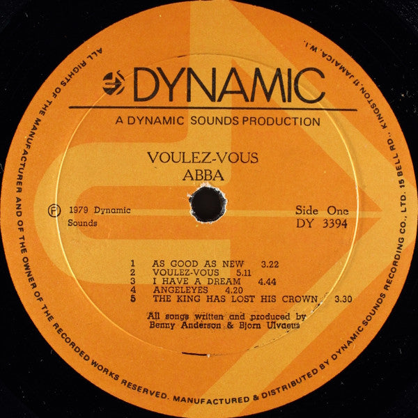 Voulez-Vous (1979 Jamaican Press)