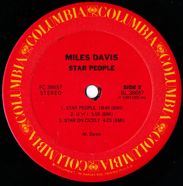 Miles Davis - Star People (1983 US Press)