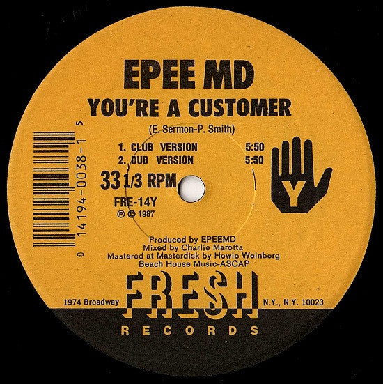 EPMD - It's My Thing (12") [US] 1st (Mint (M))