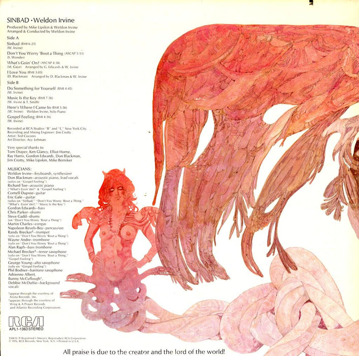 "Sinbad" Original Vintage Vinyl LP (1976 US Press)