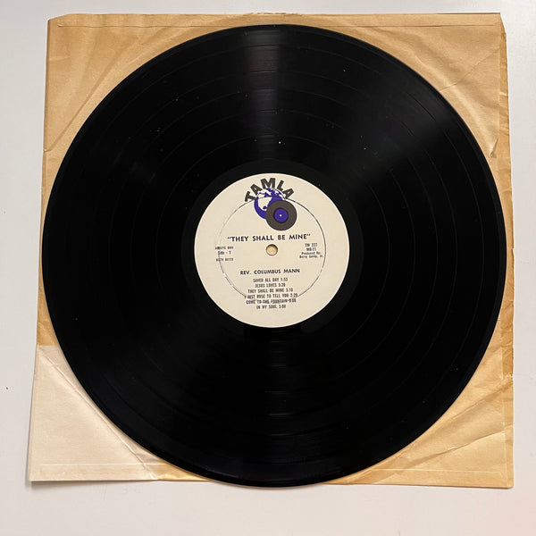 They Shall Be Mine (1st White Label)