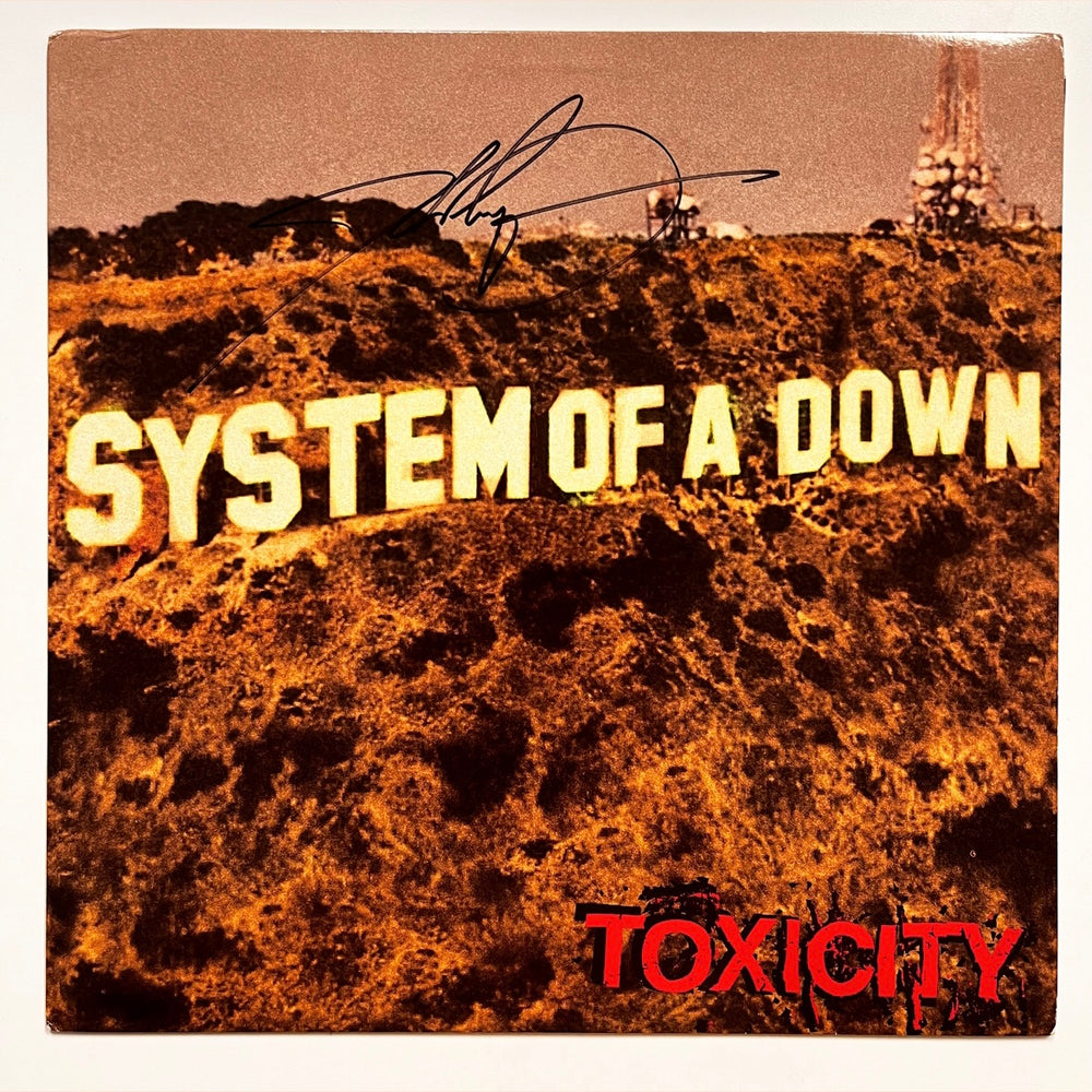 "Toxicity" 2001 SIGNED Label Vinyl LP (1st US Original)