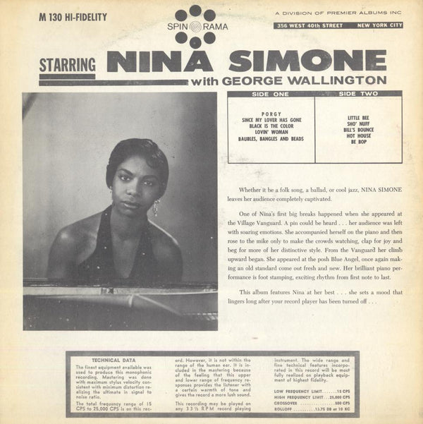Starring Nina Simone With George Wallington