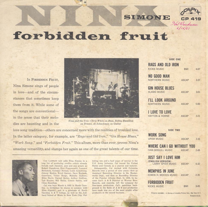Forbidden Fruit (1st, MONO)
