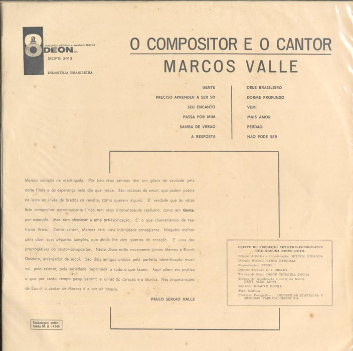 O Compositor E O Cantor (1st, MONO)