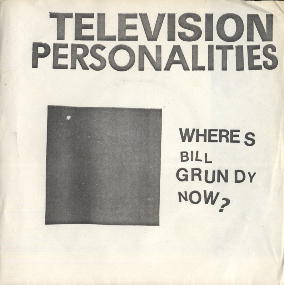 Television Personalities (White label 7")