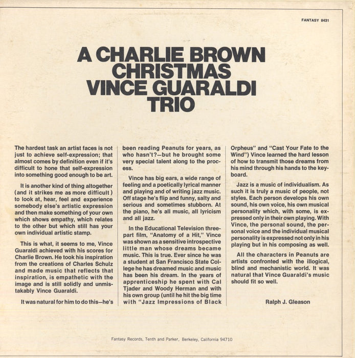 A Charlie Brown Christmas (1978 US Press)