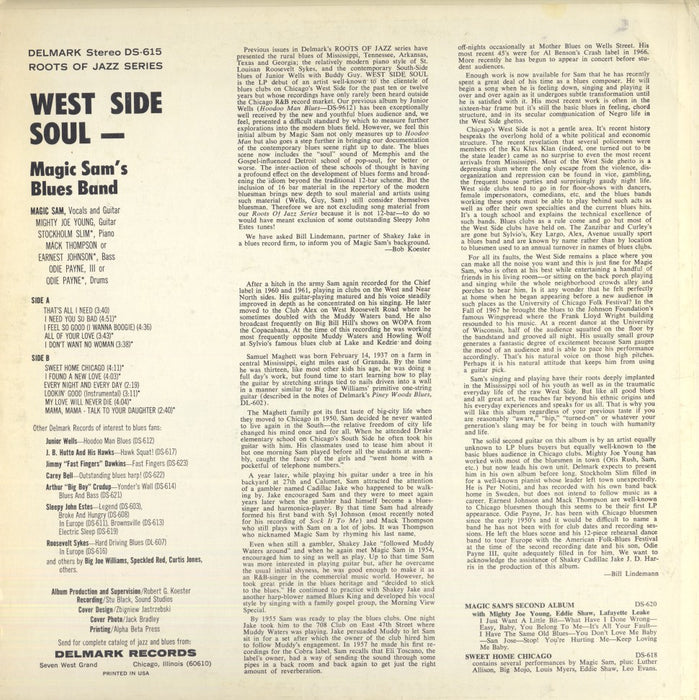 West Side Soul (1970, US RP)