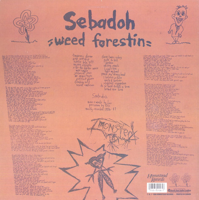 Weed Forestin (1990, US Press)