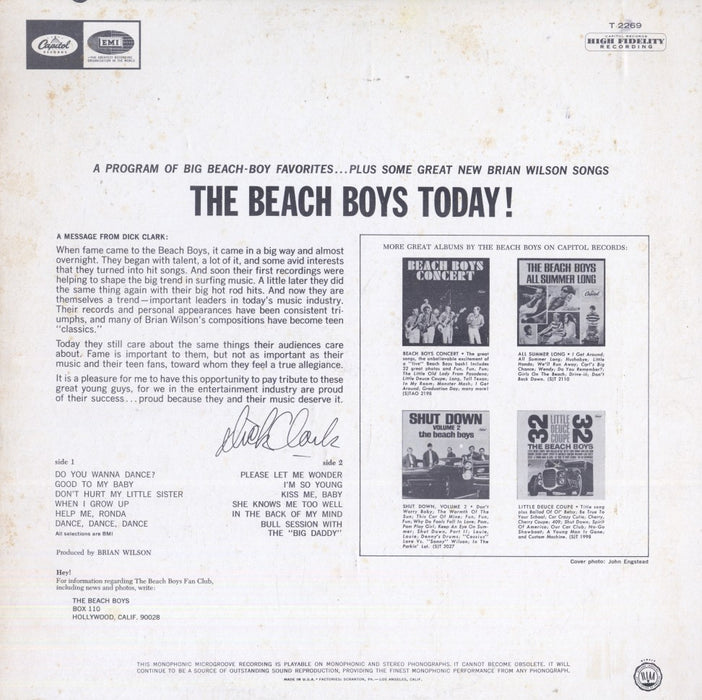 The Beach Boys Today! (1965, MONO)