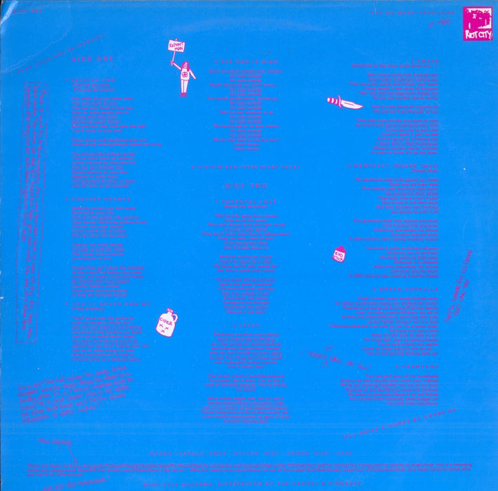 Chaos U.K. LP (1983, UK Press)