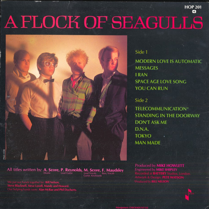 A Flock Of Seagulls (1982, Scandinavian Press)