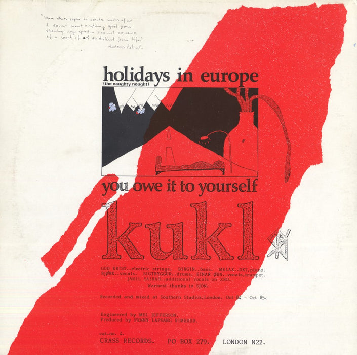 Holidays In Europe (The Naughty Nought) (UK Press)