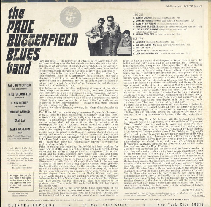 The Paul Butterfield Blues Band (STEREO)