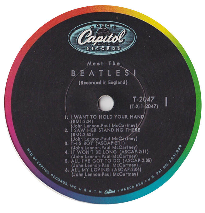 Meet The Beatles! (1965, Scranton Pressing, 3rd Variation)