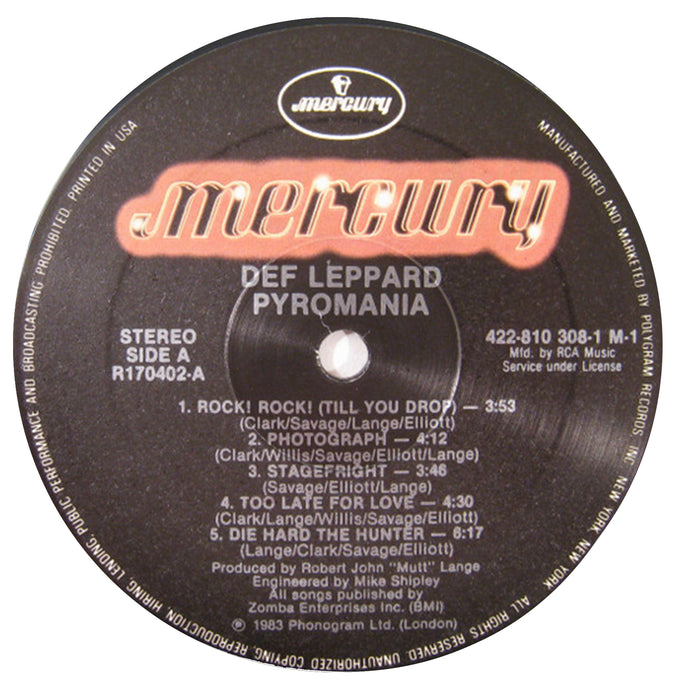 Pyromania (1983 US Club Edition)