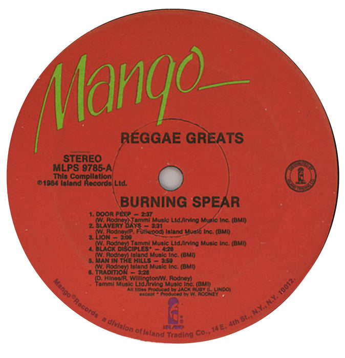 Reggae Greats (1984, Burning Spear)