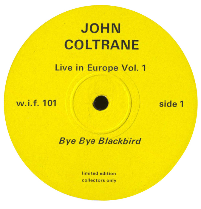 John Coltrane 'Live' In Europe (European press)