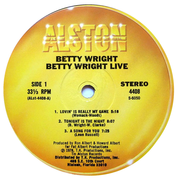 Betty Wright Live (1st, US Press)