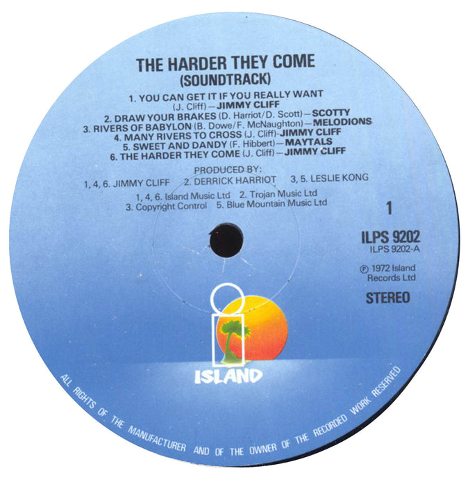 The Harder They Come (UK, 80s Press)
