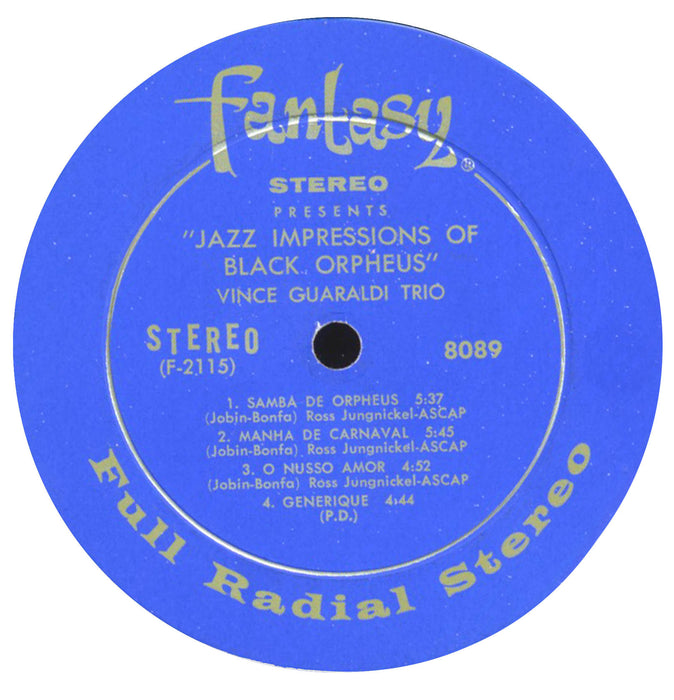 Jazz Impressions Of Black Orpheus (1963, STEREO Press)