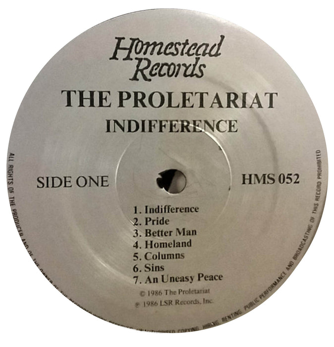 Indifference (1986, US Press)