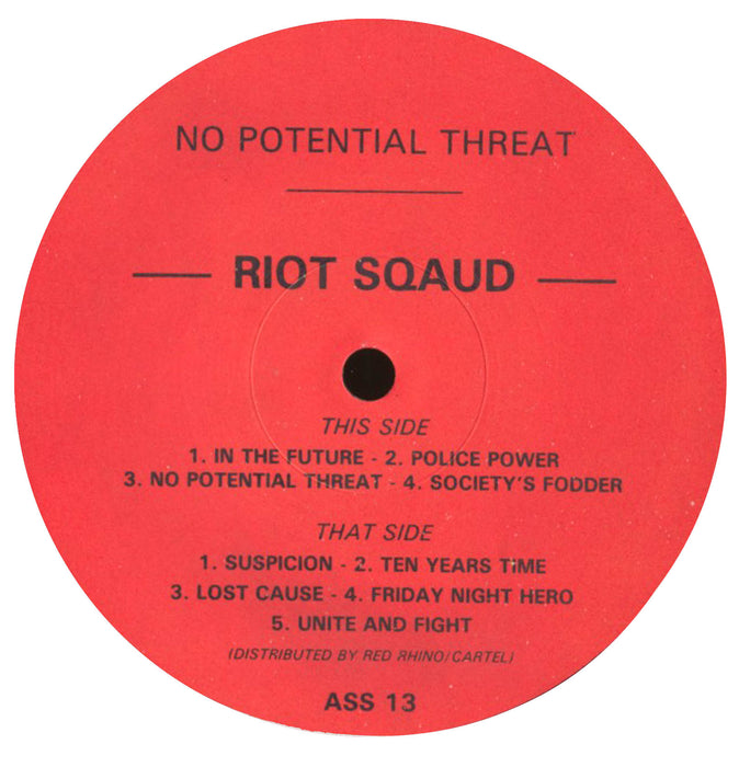 No Potential Threat (1984, UK Press)