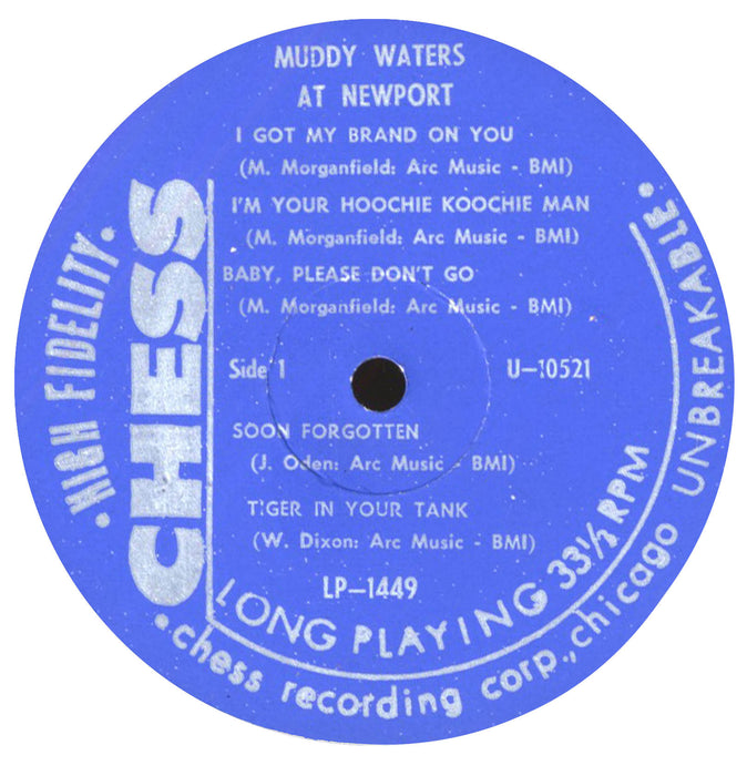Muddy Waters At Newport (1960s Blue Label)