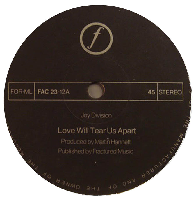 Love Will Tear Us Apart (1983, UK 12")
