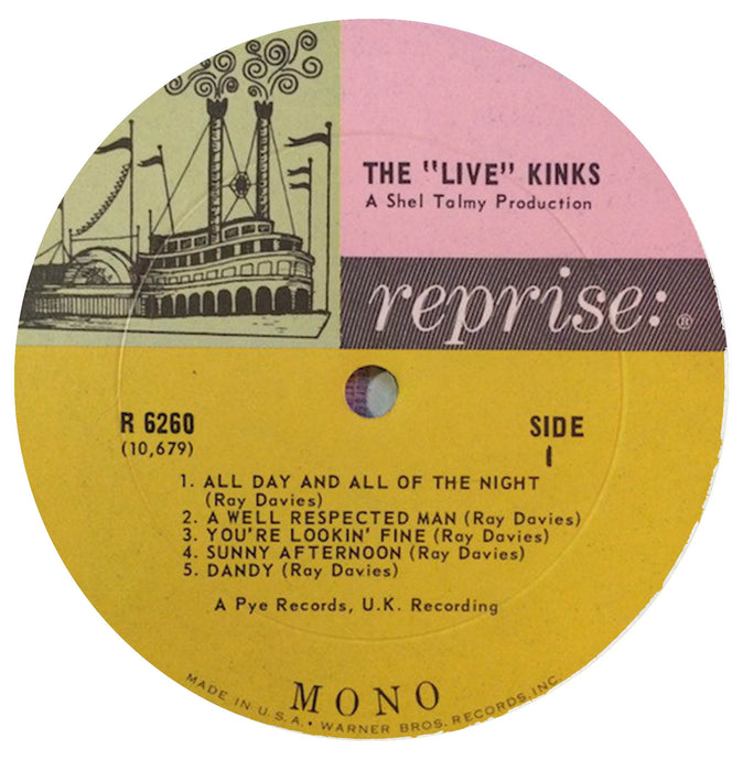 The "Live" Kinks (1967, MONO)