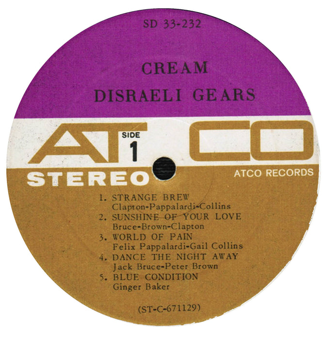 Disraeli Gears (1st, 1967 STEREO)