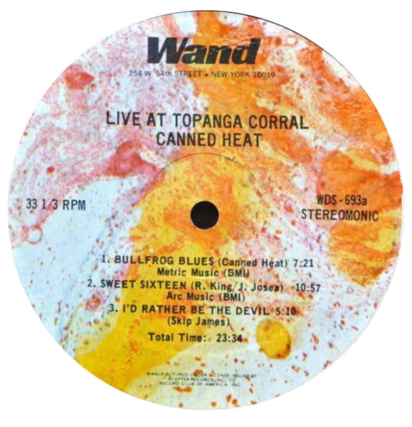 Live At Topanga Corral (Unipak 1970)