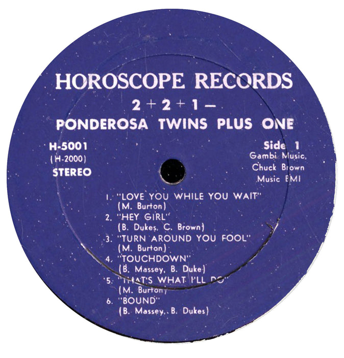 2+2+1 = Ponderosa Twins Plus One (1st, Dark Blue label)