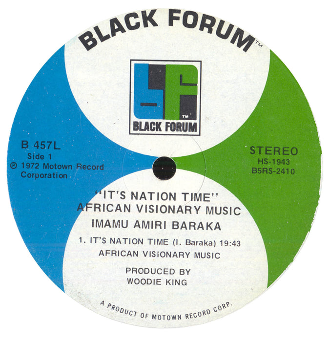 It's Nation Time - African Visionary Music (1st, US Press)