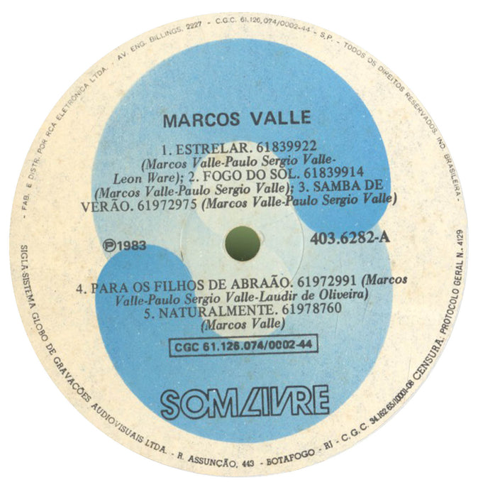 Marcos Valle (1st, Brazilian Press)