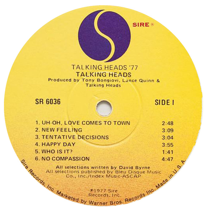 Talking Heads: 77 (1980s US Specialty Pressing)