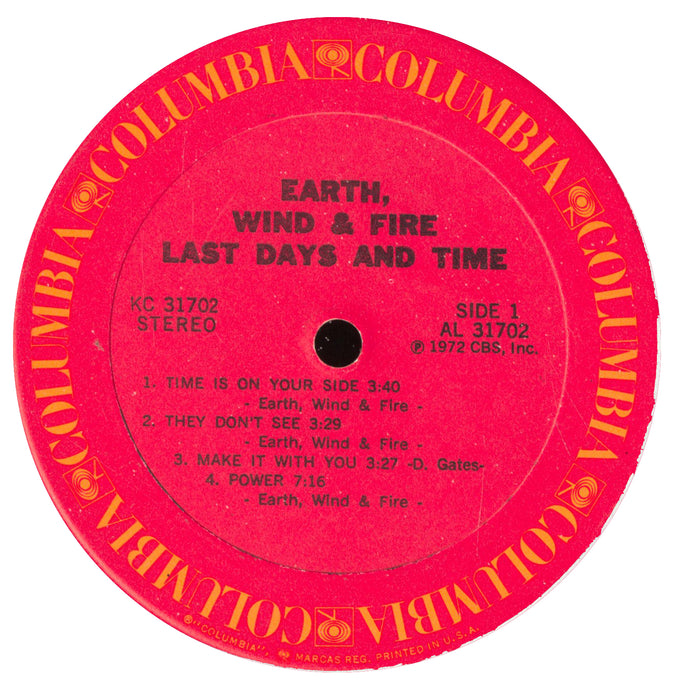 Last Days And Time (1st, US Press)