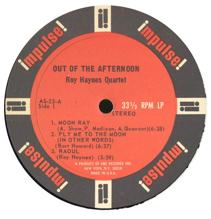 Out Of The Afternoon (1966 US Press)
