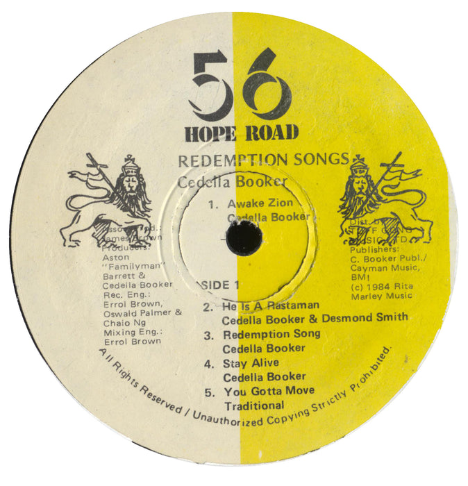 Redemption Songs (1st, Jamaica)
