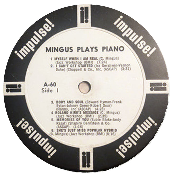 Mingus Plays Piano (1964 MONO PROMO)