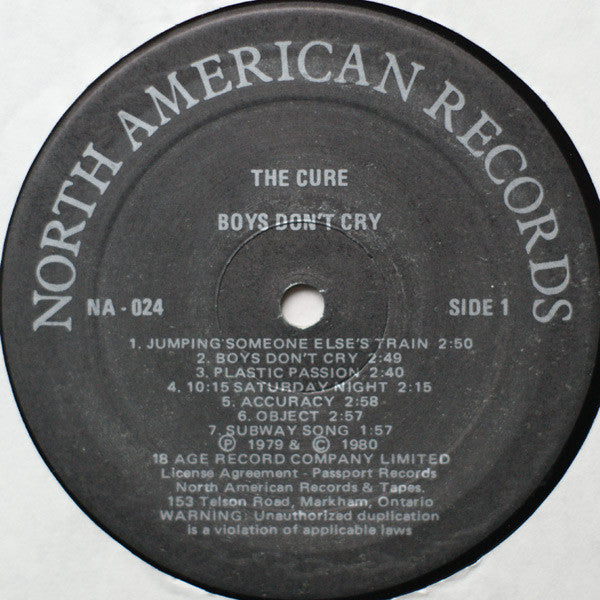 Boys Don't Cry (1980 Canadian Press)