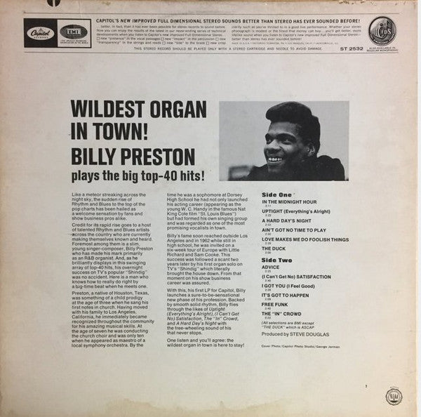 Wildest Organ In Town! (1966 MONO)