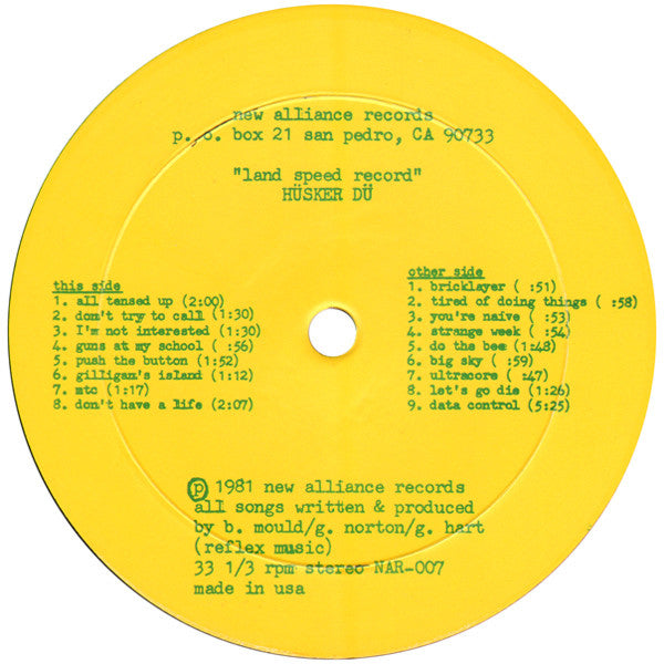 Land Speed Record (1982, LP)