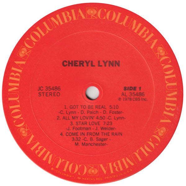 Cheryl Lynn (1st, US Press)