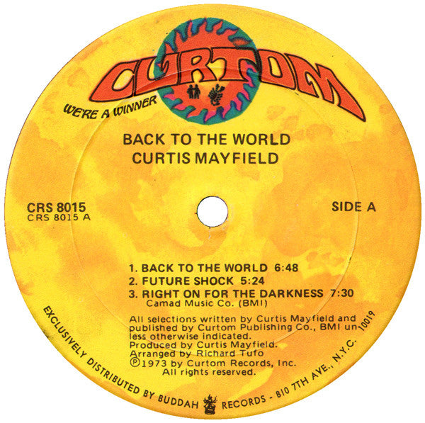 Back To The World (1st, US Press)