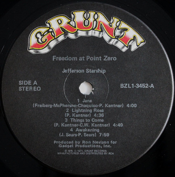 Freedom At Point Zero (1st, US Press)