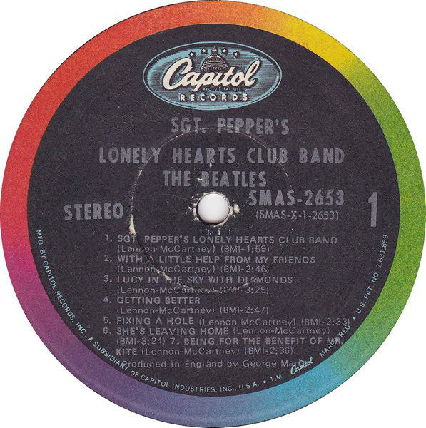 Sgt. Pepper's Lonely Hearts Club Band (US Jacksonville Pressing, 1968)